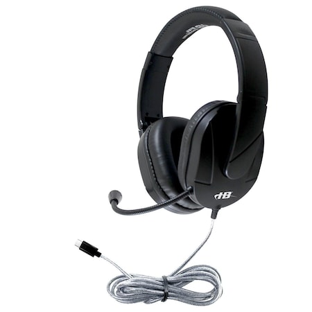 Hamiltonbuhl HamiltonBuhl  Multimedia USB-C Headset - Over-Ear with Steel Reinforced Gooseneck Mic HA297139